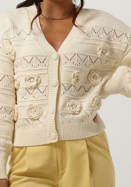 Y.A.S. Gilet YASPINA LS KNIT CARDIGAN S. en beige - large