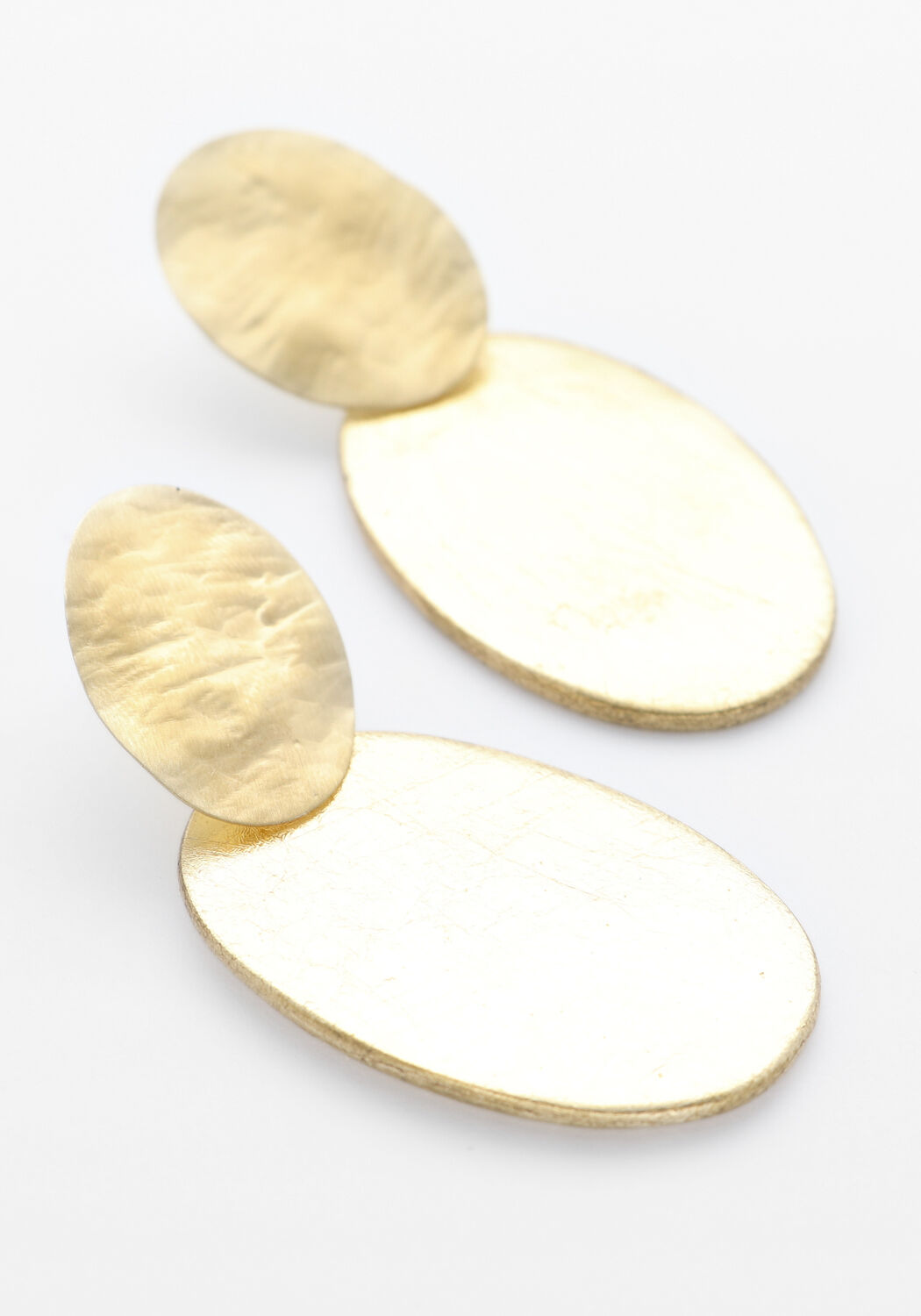 LOTT. GIOIELLI Boucles d'oreilles CLOSED OVAL S Dor&eacute; - large