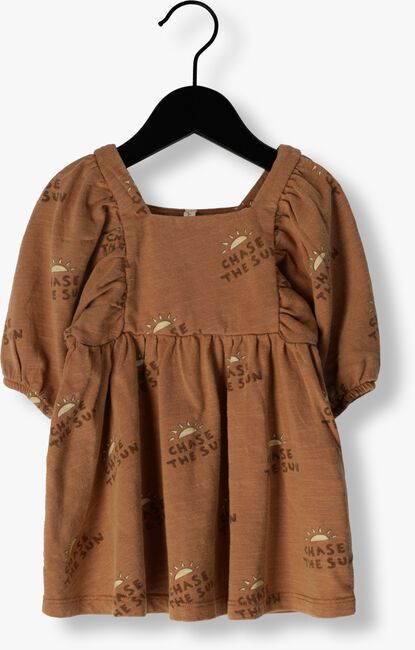 RYLEE + CRU Mini robe BREA DRESS en camel - large