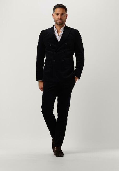 Donkerblauwe SELECTED HOMME Pantalon SLIM-OAKLAND CORD TRS - large