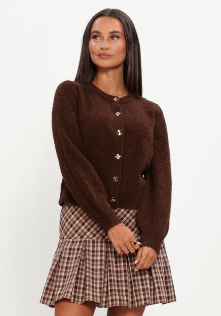Bruine YDENCE Trui CARDIGAN EDEN - large