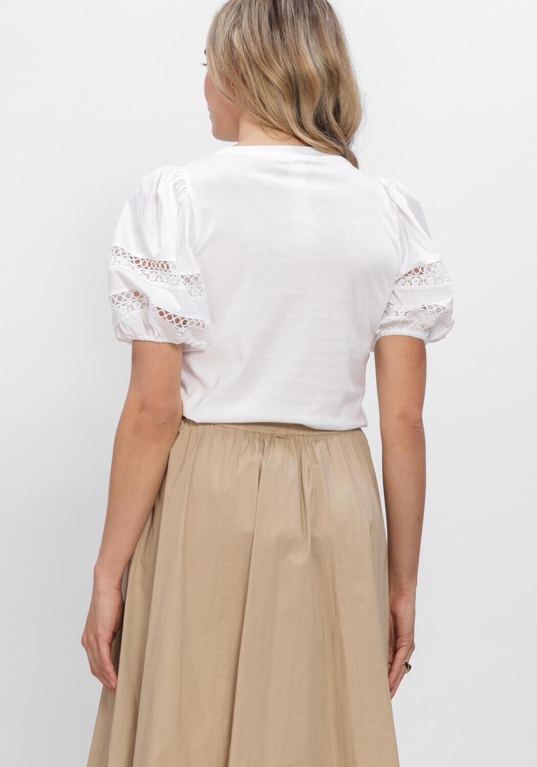 Witte TWINSET MILANO Top 261TT2260 - large