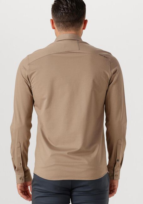 CAST IRON Chemise classique CF TECH TWILL JERSEY en beige - large