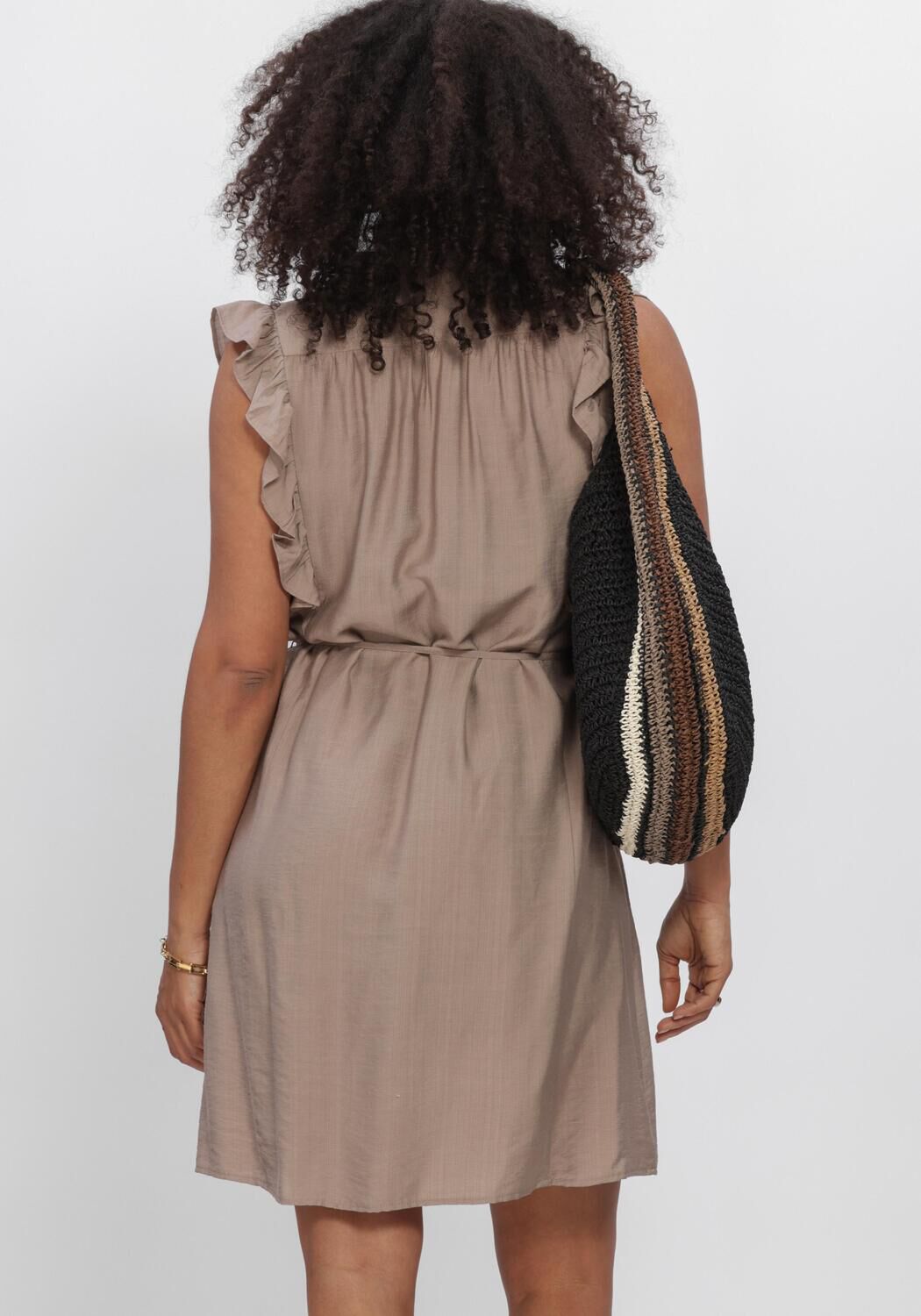 CO'COUTURE Mini robe HERACC FRILL SS CROP V-DRESS Sable - large