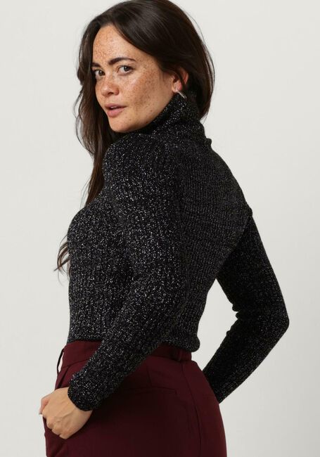 ACCESS Col roulé LUREX KNITTED TURTLENECK TOP en gris - large