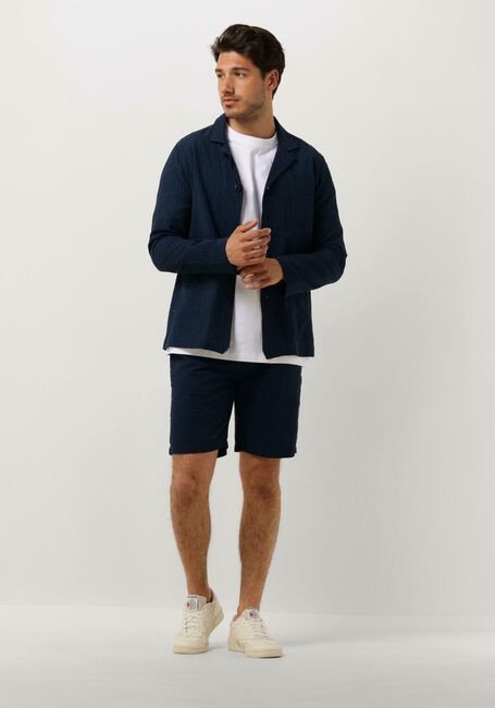 Blauwe BUTCHER OF BLUE Korte broek LONER MK 2 SEERSUCKER SHORT - large