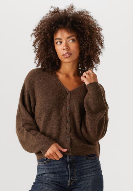 Bruine MSCH COPENHAGEN Vest MSCHMILANIA HOPE CARDIGAN - large