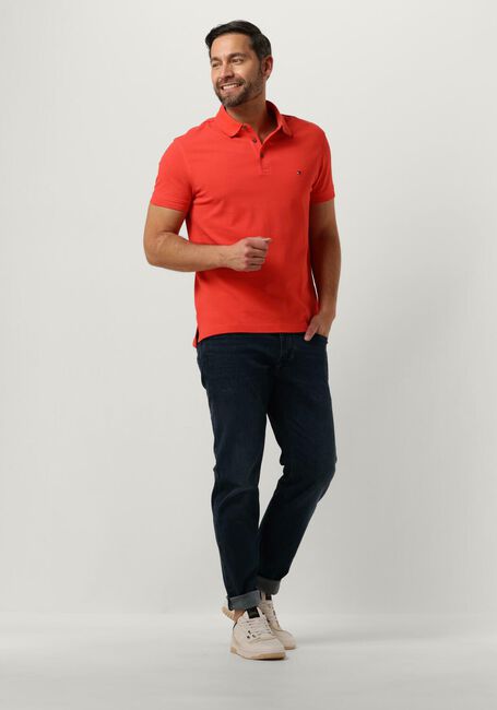 TOMMY HILFIGER Polo 1985 SLIM POLO en orange - large