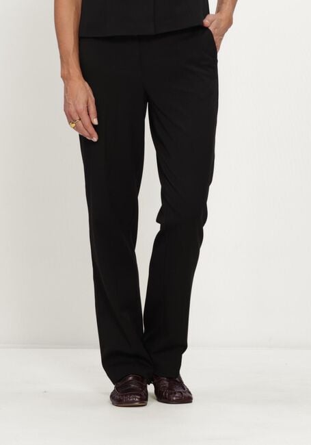 Zwarte OBJECT Pantalon OBJLISA MW STRAIGHT PANT NOOS - large