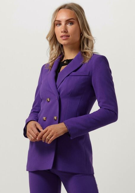 Paarse ACCESS Blazer DOUBLE-BREASTED BLAZER WITH STUD - large