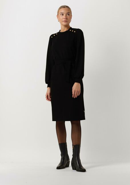 JANSEN AMSTERDAM Robe midi RICCI en noir - large