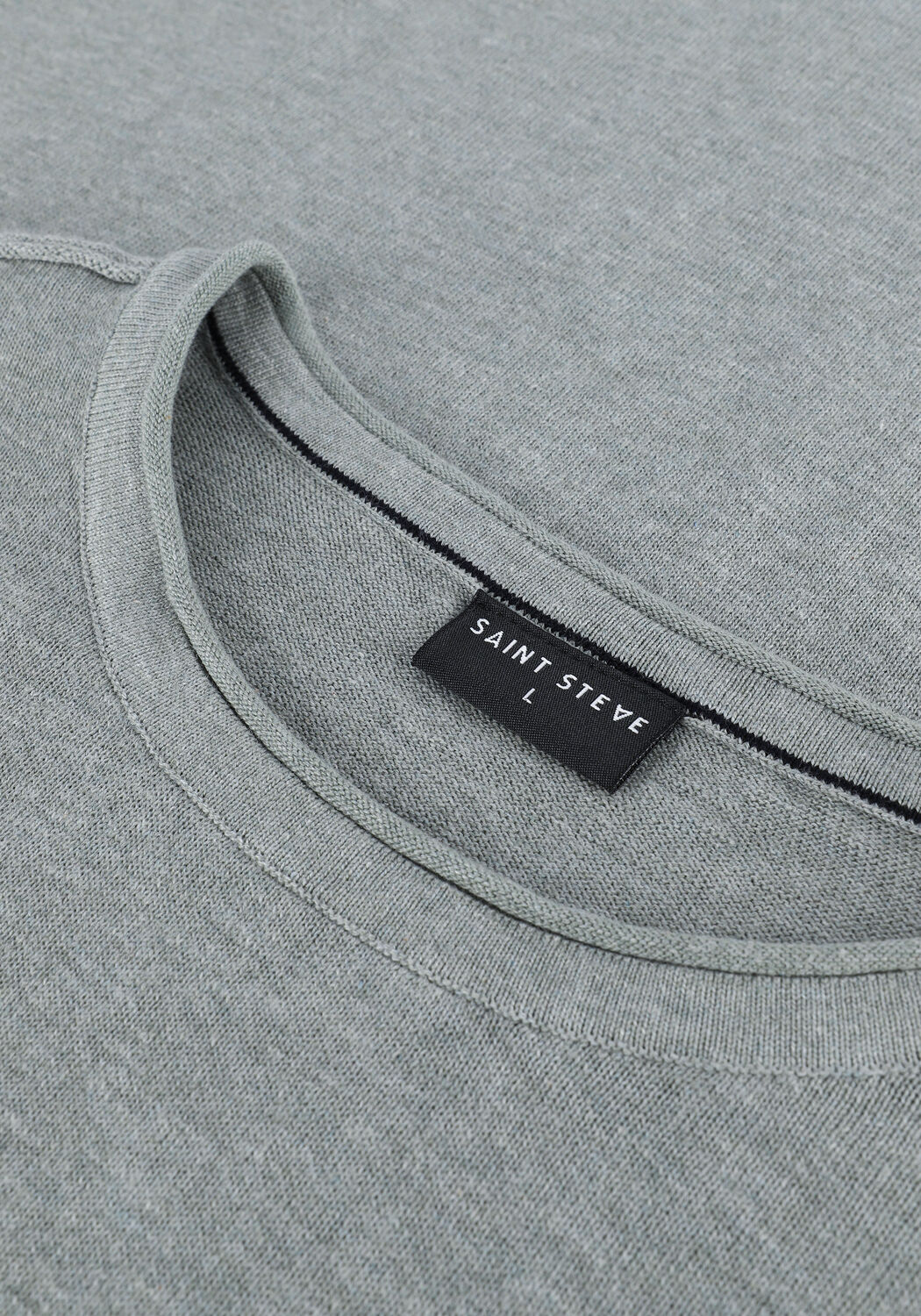 Groene SAINT STEVE Trui GIEL - large