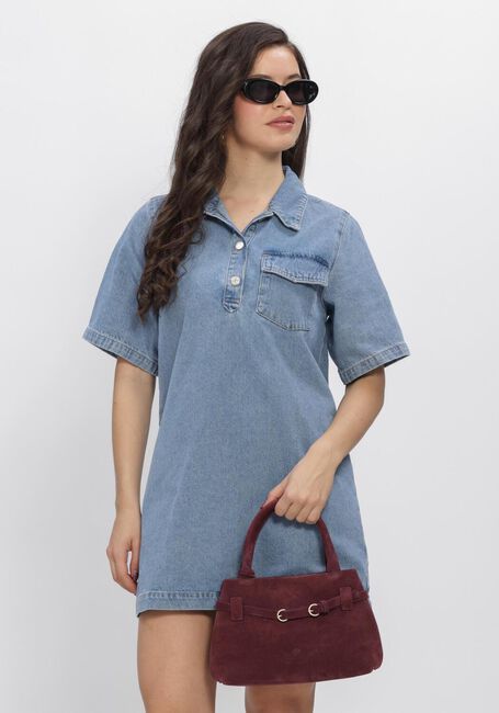 Lichtblauwe EDITED Mini jurk ASTA DENIM DRESS - large