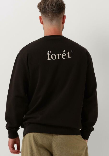 Zwarte FORÉT Trui STILL SWEATSHIRT - large