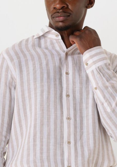 PROFUOMO Chemise classique SHIRT X-CUTAWAY LINEN en blanc - large