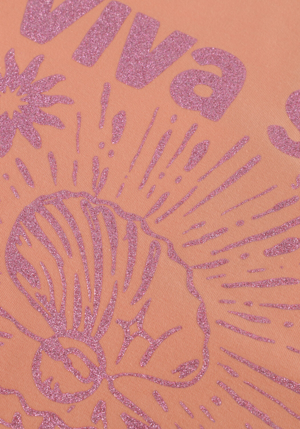 DAILY7 Haut T-SHIRT ARTWORK en orange - large