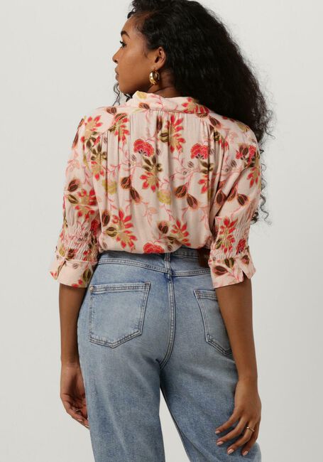 Roze MOS MOSH  THERICA FLEUR SS SHIRT - large