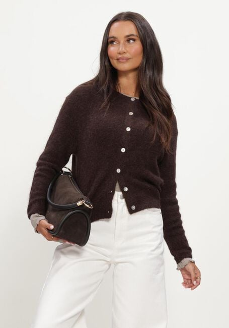 BOII STUDIOS Gilet FLORA en marron - large