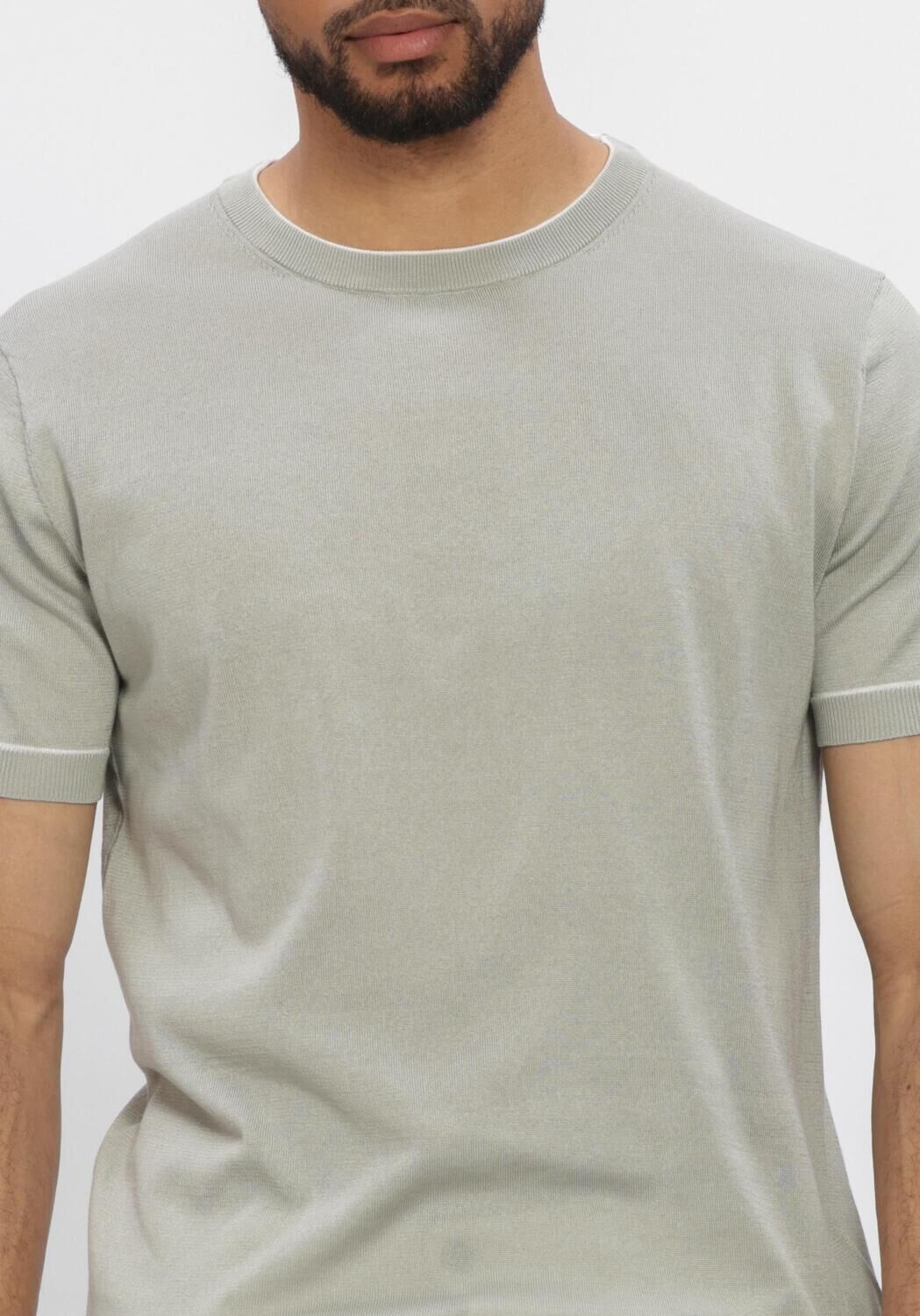 STEFANO LAURAN Polo T-SHIRT BROR en vert - large