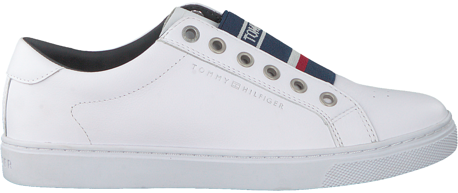 Witte TOMMY HILFIGER Sneakers ELASTIC CITY | Omoda