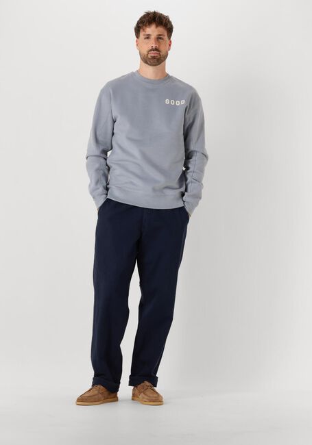 Blauwe THE GOODPEOPLE Sweater LTEDDY - large