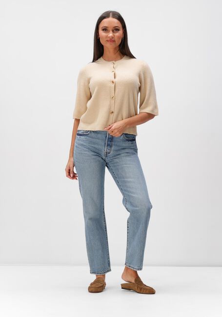 MINUS Gilet MSJANNA KNIT CARDIGAN en beige - large