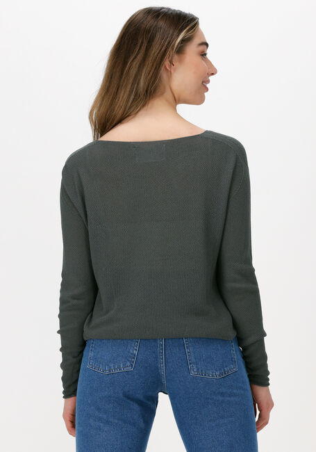 SIMPLE Haut KNITTED SWEATER ELLENA ES en vert - large