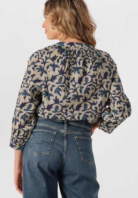 SUMMUM 3/4 SLEEVE TOP BLOCK PRINT Blouses en multicolore - large