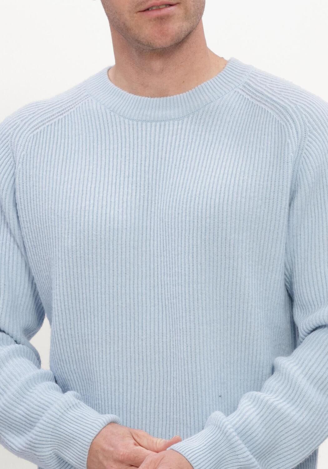 Lichtblauwe RESTER&Ouml;DS Trui RTMICHAEL PULLOVER - large