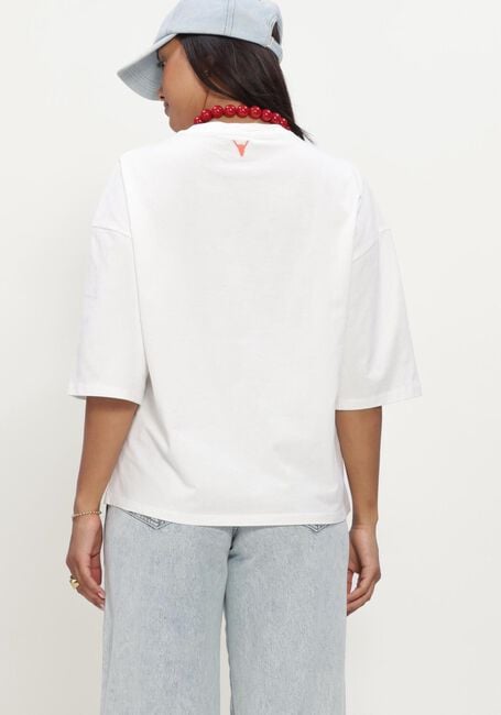 Witte ALIX THE LABEL Tops & T-shirts LADIES KNITTED 14 THE LABEL T-SHIRT - large
