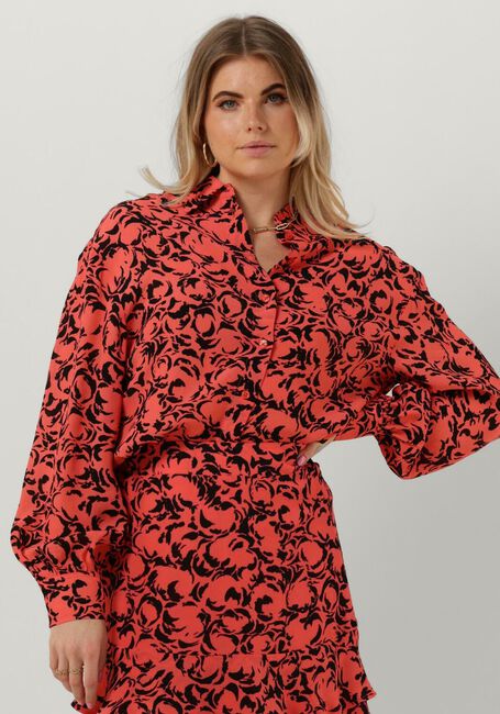 ALIX THE LABEL LADIES WOVEN TWO COLOUR BLOUSE Blouses Corail - large