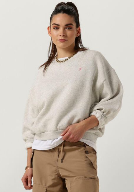Grijze BY-BAR Trui BIBI BIG KISS SWEATER - large