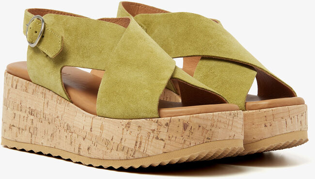 VIA VAI Sandales plates SISSEL RAISE en vert - large