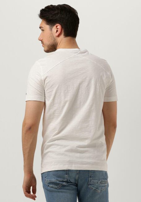 CAST IRON T-shirt SHORT SLEEVE R-NECK ORGANIC COTTON SLUB ESSENTIAL en blanc - large