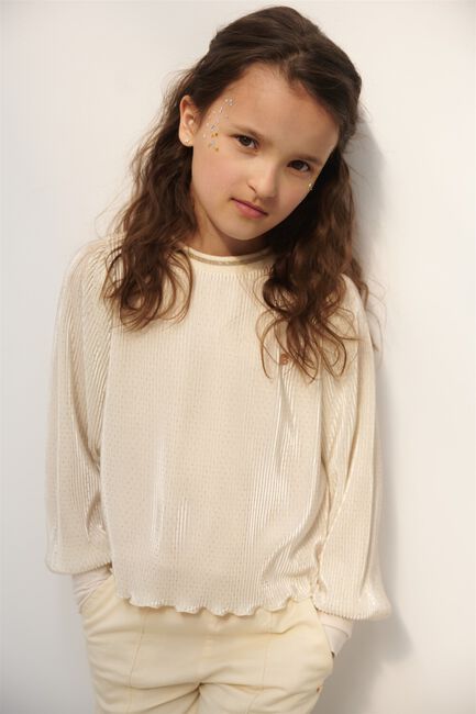 Gouden NONO  TISJA PLISSEE BLOUSE - large