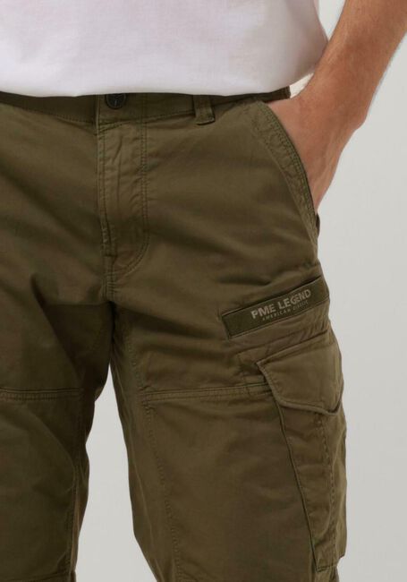 PME LEGEND Pantalon courte NORDROP CARGO SHORTS STRETCH TWILL Vert foncé - large