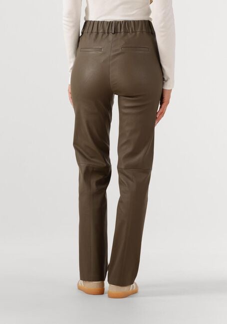 STUDIO AR Pantalon large AILIS STRETCH PLONGE en taupe - large