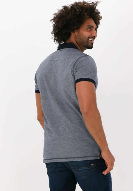 Donkergrijze PME LEGEND Polo SHORT SLEEVE POLO TWO TONE PIQUE - large