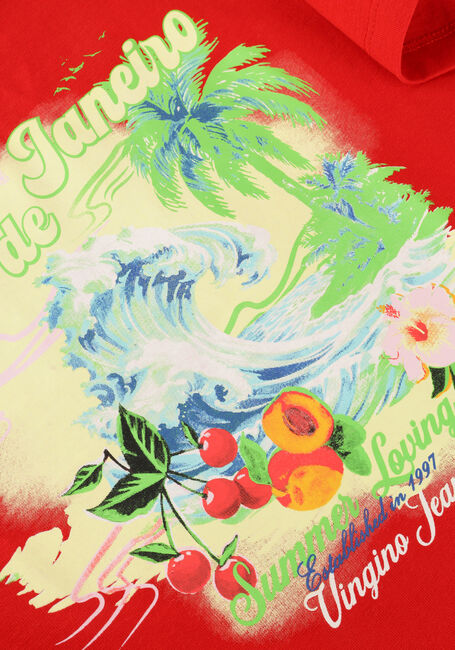 VINGINO T-shirt HENSKE en rouge - large