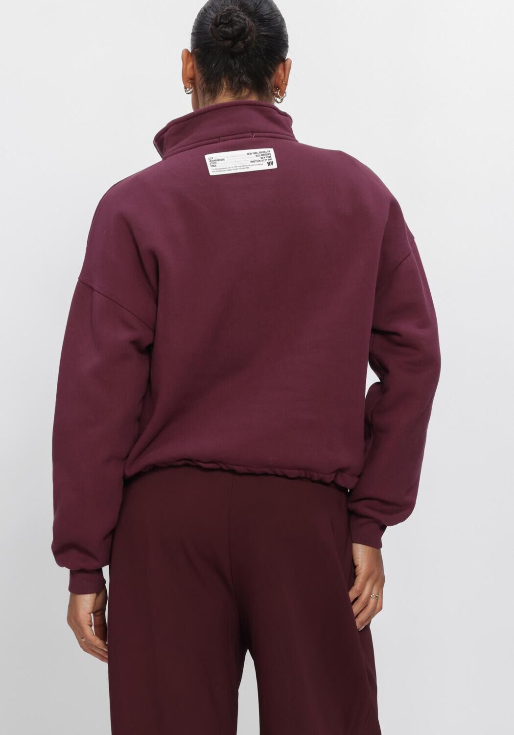 PENN & INK Pull W26F1925 Bordeaux - large