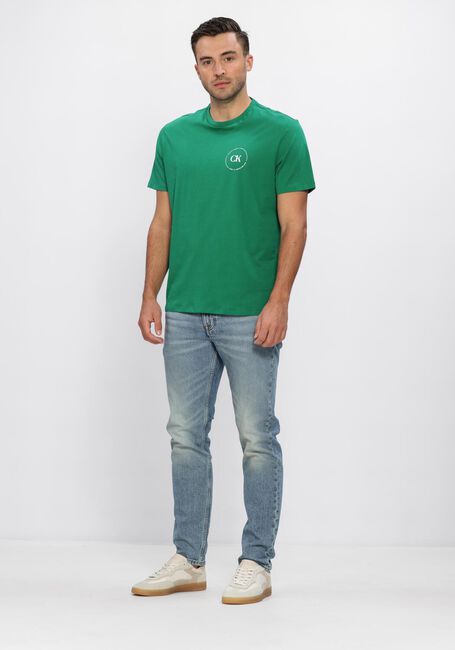 CALVIN KLEIN T-shirt 30S EU WHOLESALE JEANS GRAPHICS en vert - large