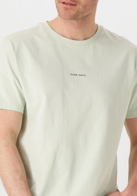 Groene PURE PATH T-shirt REGULAR FIT CREWNECK SS T-SHIRTS - large
