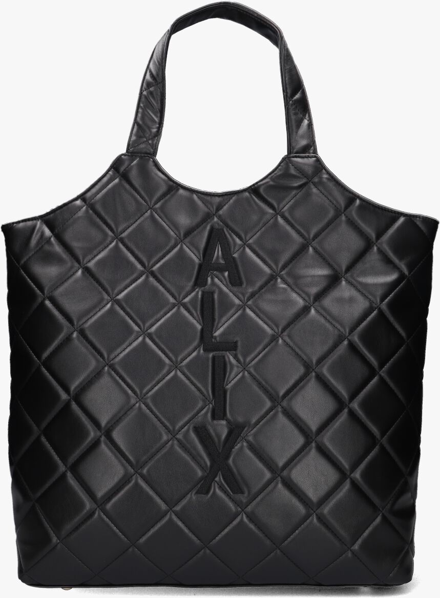 Bewusteloos Verminderen beschermen Zwarte ALIX THE LABEL Shopper LADIES WOVEN FAUX LEATHER SHOPPER | Omoda