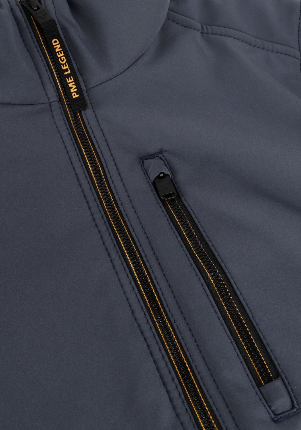 Blauwe PME LEGEND Jack BOMBER JACKET SKYGLIDER 3.0 SOFTSHELL - large