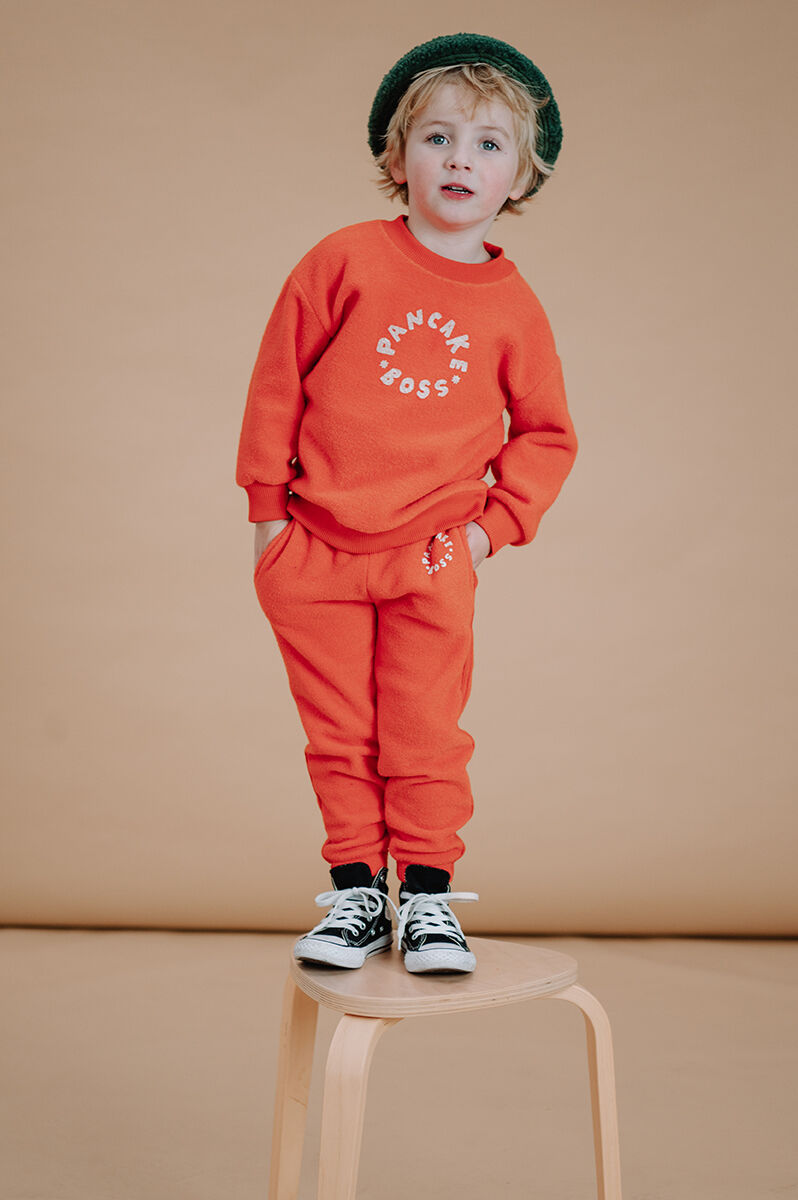 Sproet & Sprout Chandail SWEATSHIRT TERRY PANCAKE BOSS en orange - large