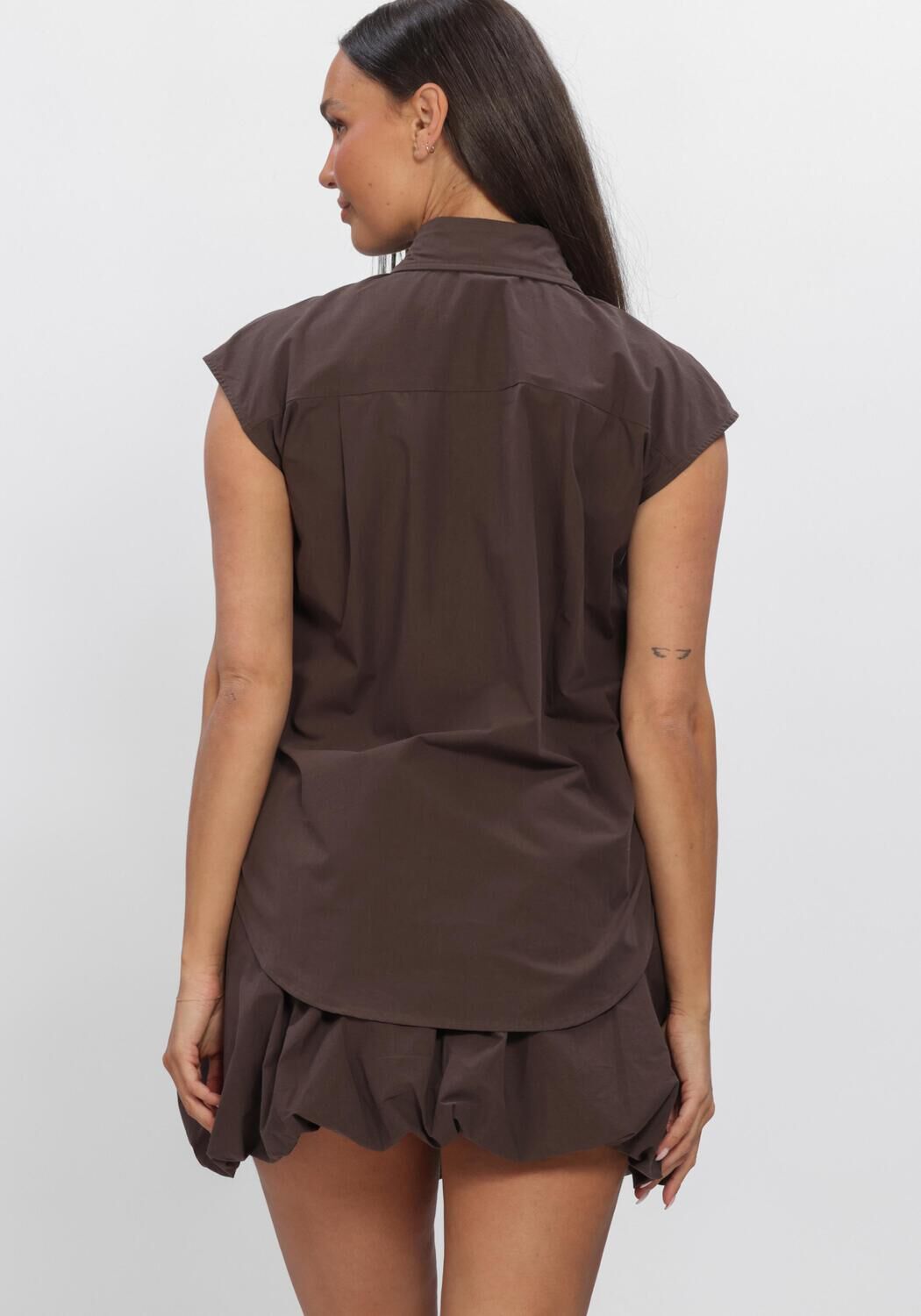 YDENCE BLOUSE SABRINA Blouses en marron - large