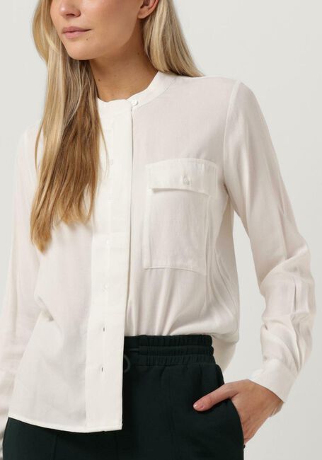 SIMPLE Blouse EVIA WV-LYOCEL-22-3 en blanc - large