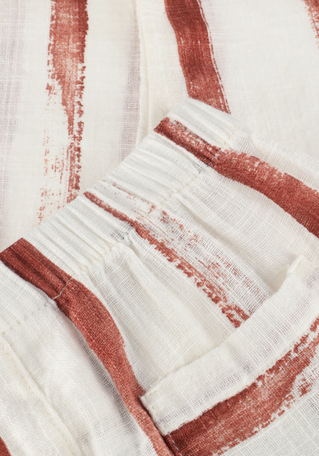 Witte PLAY UP Broeken/jumpsuits PRINTED WOVEN TROUSERS - large