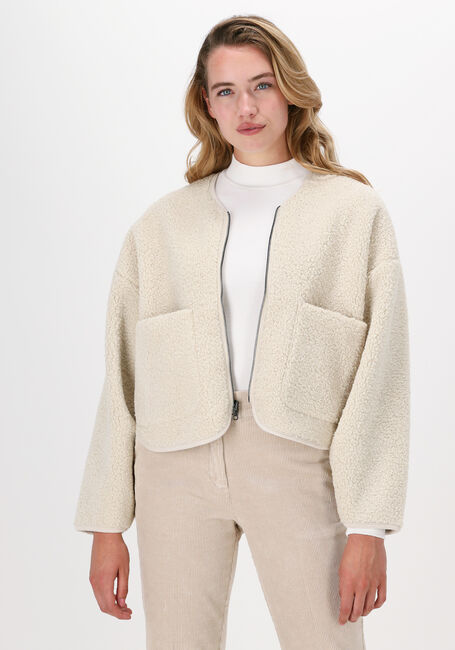 KNIT-TED Manteau Teddy TEDDIE Écru - large