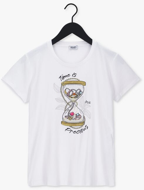 LIU JO T-shirt ECS T-SHIRT MODA M/C B. en blanc - large